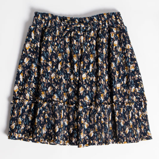 Mini Pleated Floral Skirt